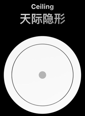 子擎人在ceiling顶装传感器75开孔空间学习干扰排除内置智能开关