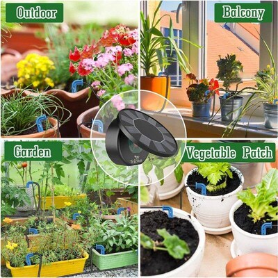 Solar Automatic Drip Irrigation System Kit DIY Irrigation Sy
