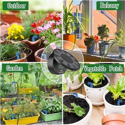 Solar Automatic Drip Irrigation System Kit DIY Irrigation Sy