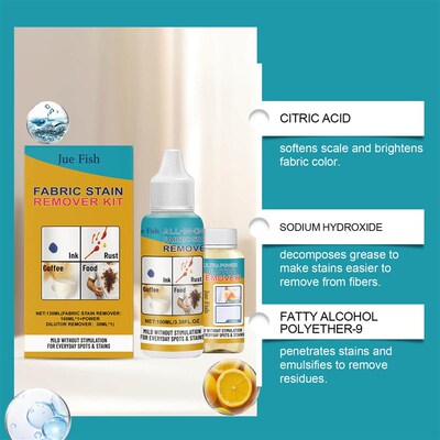JUE FISH Laundry Detergent - Gentle Everyday Formula for Cle