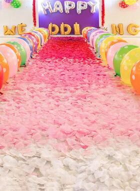 1000pcs Colorful Artificial Rose Petals Wedding Petalas Colo
