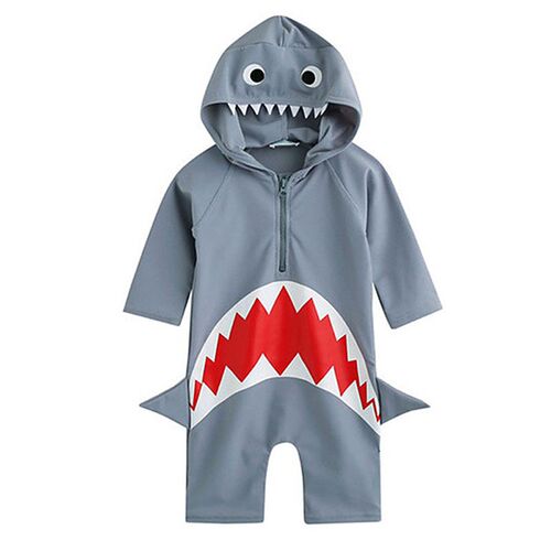 Boy One Piece Suit Swimwear 2-7 Year Children Cool Cartoon S