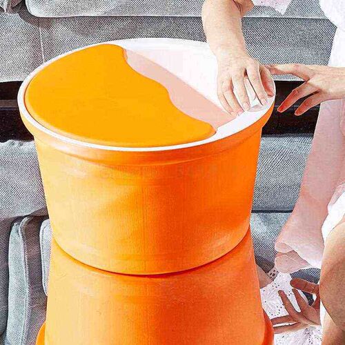 Bubble foot barrel plastic foot bath thickening insulation