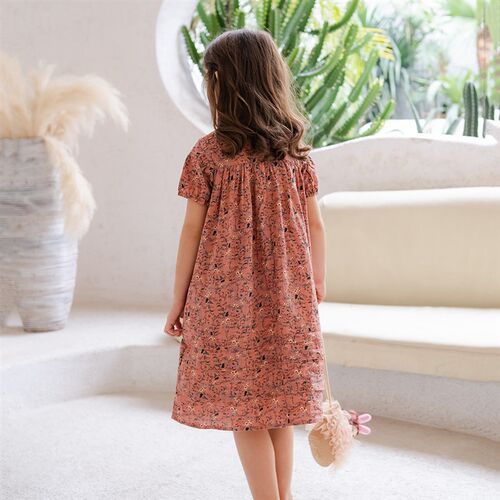 6M To 18Y Kids Baby Girls Teen Summer Dress Women Midi Dress