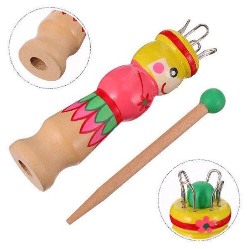 Kids Knitter Loom Maker Pull The Needle DIY Craft Knitting