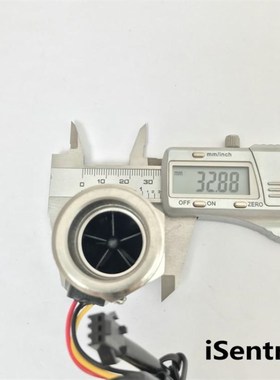 1寸不锈钢30霍尔水流量计传感器USS-HS10T耐度温3-LPM独2V