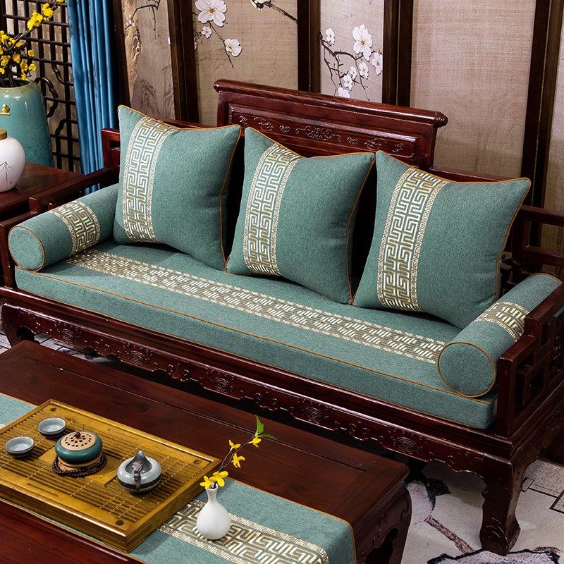红木沙发坐垫中式实木沙发垫定制布艺古典圈椅垫带靠背四季通用,居家布艺,沙发垫,淘宝优惠券,粉丝福利购,淘宝优惠卷
