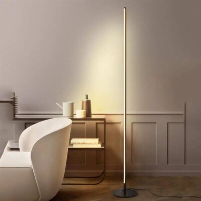 Modern Strip Floor Lamp Led Lights Simple Standing Lamp for