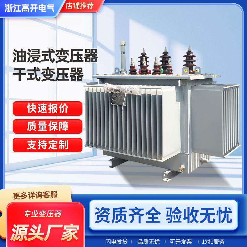 10KV高压油浸式干 干拭变压器三相S13S11-M-160-250-400-630KVA千