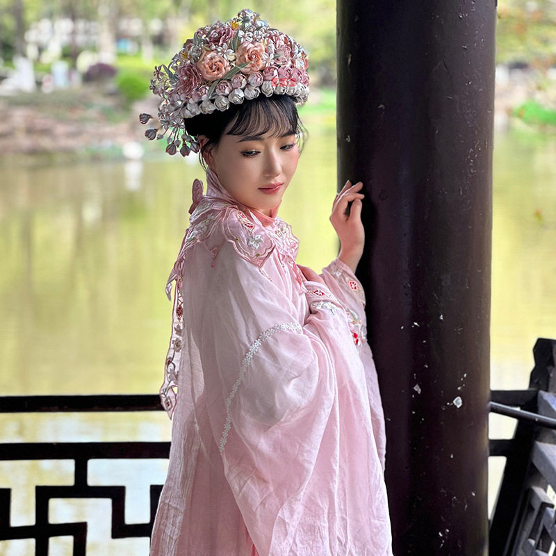 古风汉服簪花神冠材料包教程