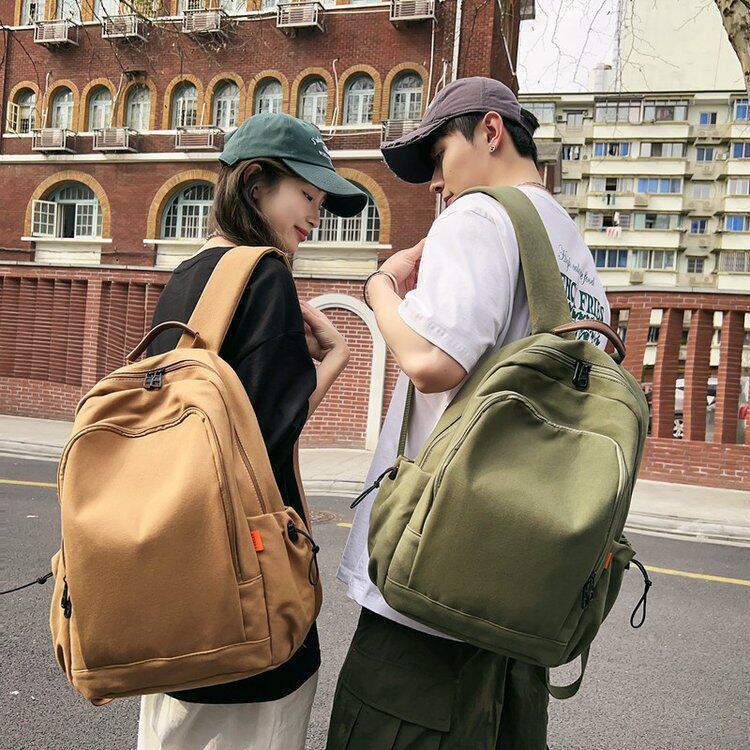 双肩包女时尚新款小学生大容量原宿双肩包初高中潮酷简约背包