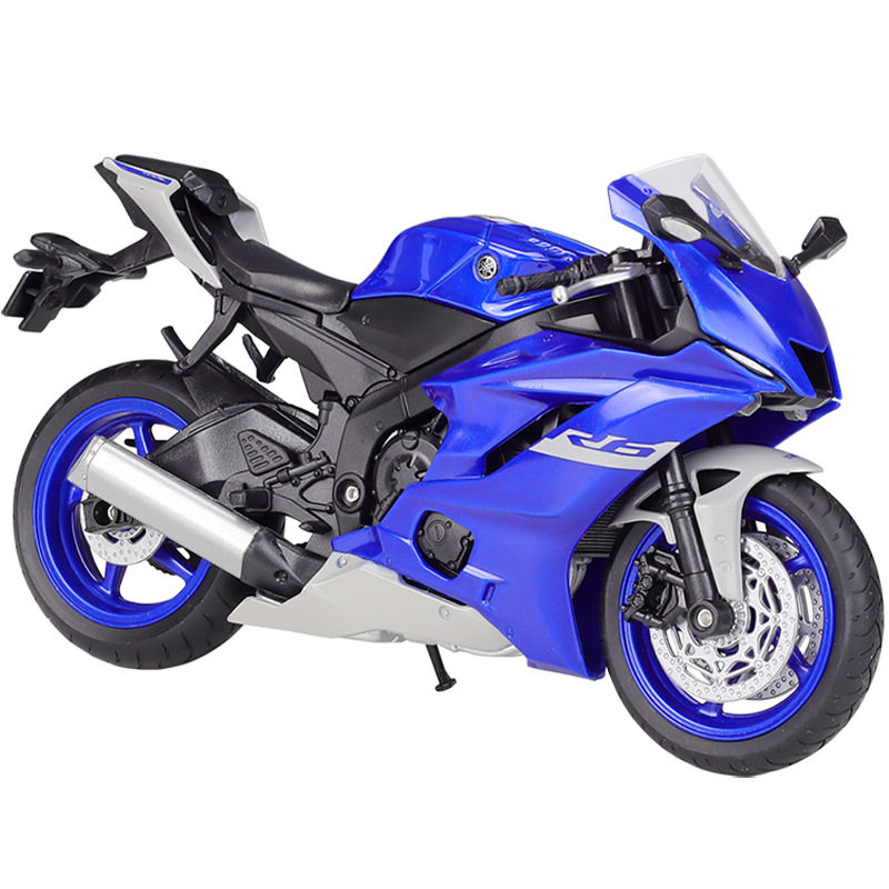 威利WELLY1:12雅马哈2020款YAMAHA YZF-R6重机摩托车仿真合金模型
