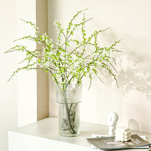 雪柳仿真花插花假花装饰仿生花花束花艺摆件家居饰品塑料花仿真花