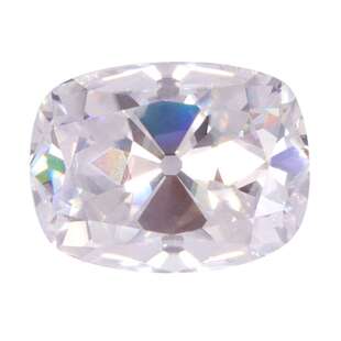 梧州 直供肥方老欧切莫桑石0.5克-4克拉裸石戒面主石珠宝镶嵌