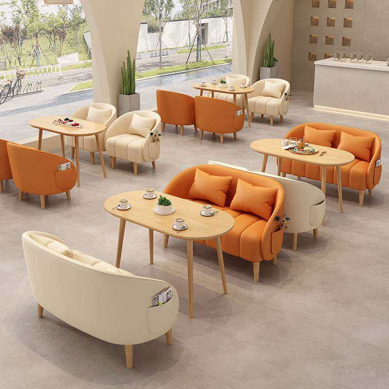 沙发奶油休息区接待桌椅组合风单现代简约双人阳台沙发椅靠背洽谈,3C数码配件,其它配件,淘宝优惠券,粉丝福利购,淘宝优惠卷