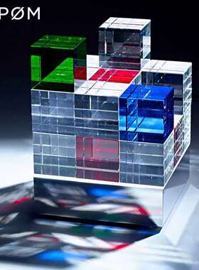 设计师Tecnolumen Cubelight魔方灯创意装饰台灯氛围灯遥控灯具