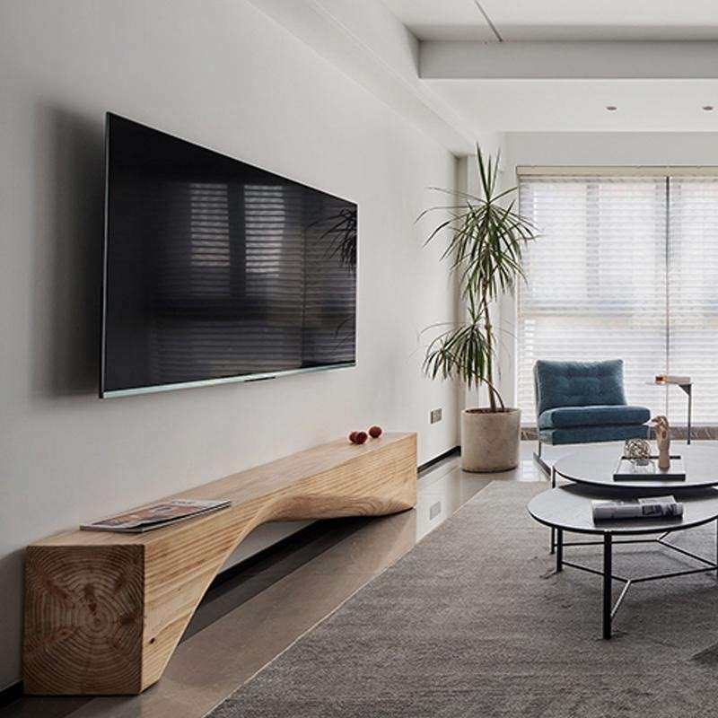 木墩全实木电视柜酒店创意设计民宿客厅复古简约原木长条凳矮凳,3C数码配件,其它配件,淘宝优惠券,粉丝福利购,淘宝优惠卷