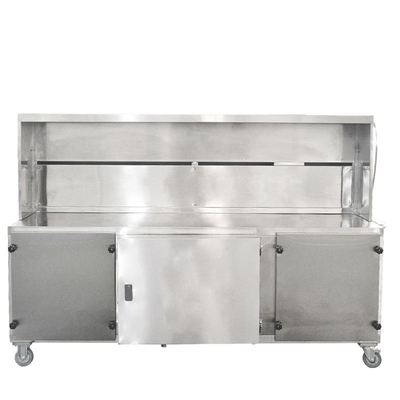 无烟烧烤车烧烤炉商用木炭无烟烧烤车油烟净化器不锈钢环保烧烤炉