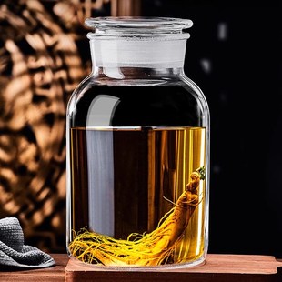 泡酒专用酒瓶酒坛酒罐玻璃容器家用密封装白酒药酒瓶子高档10斤装