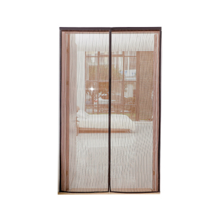 金刚网全磁条沙门帘自粘防蚊纱窗纱网家用魔术贴磁铁免打孔纱门帘