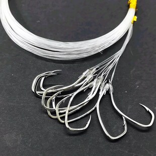 CXZHI海钓2米长子线绑好鲈鱼钩单钩手工精绑飘活虾替换钩船钓钓组