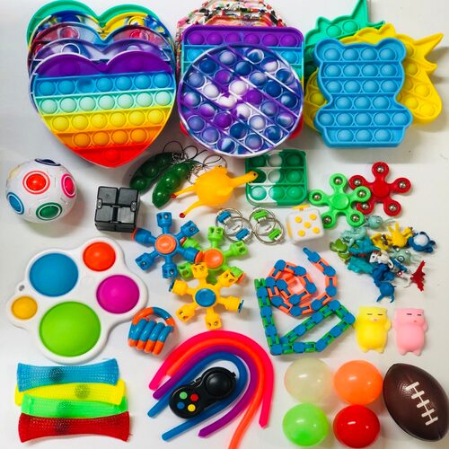 148 Designs Fidget Toy Set Box Sensory Fidget Toys Pack for