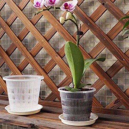 Mesh Pot Root Control Orchid Flower Breathable Growth