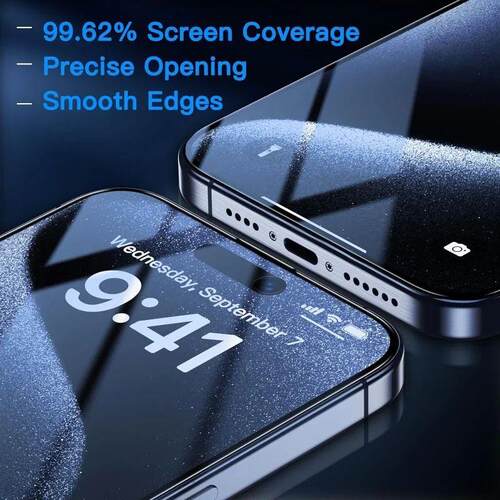 2PCS One-click Dust free Installation HD Screen Protector Fo