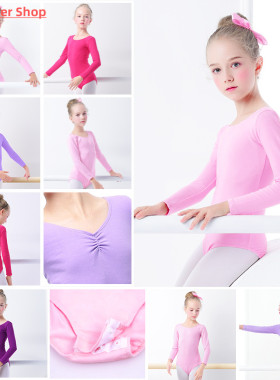 Girls Bodysuit Kids Leotard Gymnastics Dance Bodysuit Dance