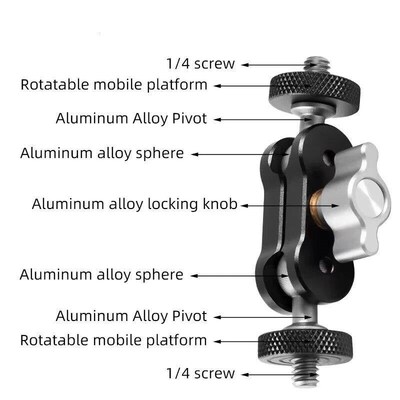 Aluminum Alloy Magic Arm Universal Adjustment 1/4 Interface