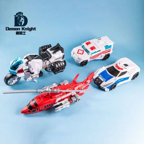 Newest 5 in 1 Demon Knight Defensor Oversized dk05 Transform