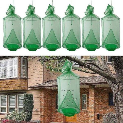 Fly Catcher Trap Reusable Heavy Duty Hanging Fly Trap for