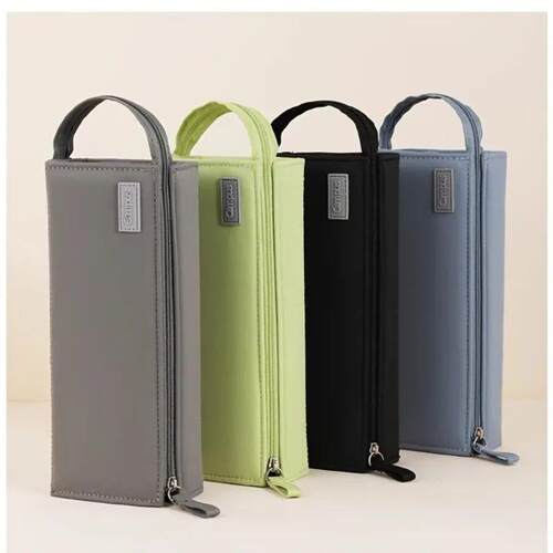 Mega Pencil Case! 20+ Slots & Mesh Pockets. Rigid Non-Bend +