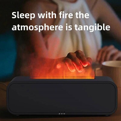 New Simulated Flame Aromatherapy Machine Remote Control 7-Co
