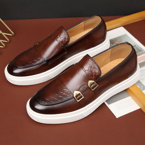 Large Size Mens Shoes Fashion Casual Leather Shoes Mens Brit