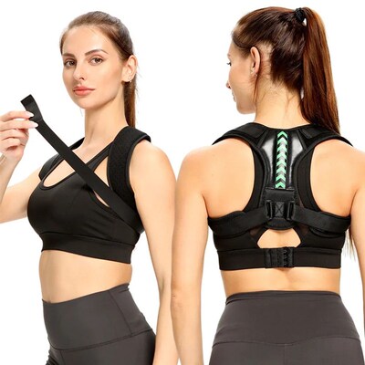 Adjustable Back Shoulder Posture Corrector Belt Clavicle Spi