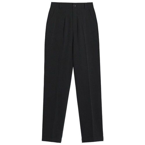 Twill Harem Pants Elastic Waist Working Pants Slimming Fashi