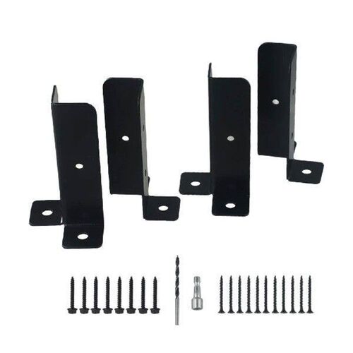 4pcs Adjustable Deck t Anchor Base Brackets Fence