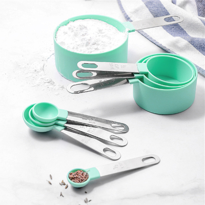 4/8Pcs Measuring Spoons Teaspoon Sugar Scoop Cake Baking Flo