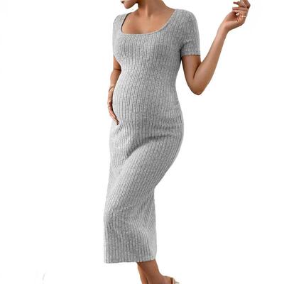 裙Summer New maternity clothing side skirt temperament dress