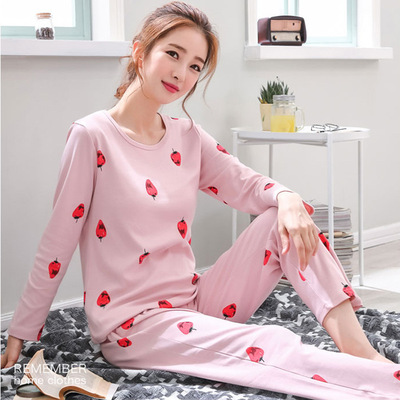 Women Pajamas Set Girl Sleepwear Pijama Long Women Pyjamas S