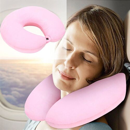 Pillow Memory Neck Support Airplane Pillow For Traveling  Ca