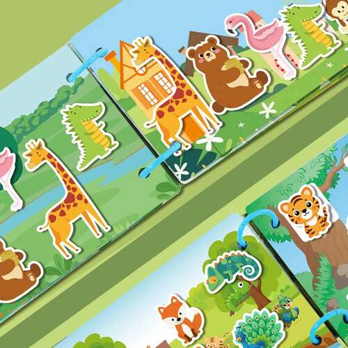 Busy Book for Toddlers Ages 2-6 Quiet Book Preschool Learnin