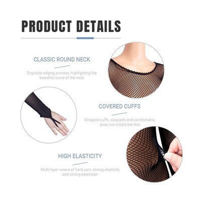 Latin Full Body Jumpsuits Professional Fishnet Ballroom&Lati