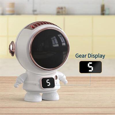 Astronaut Portable Wireless Hand Fan USB Rechargeable 500mAh
