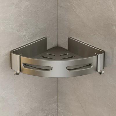 Bathroom Shelf Corner Space Aluminum Bathroom Triangle Baske