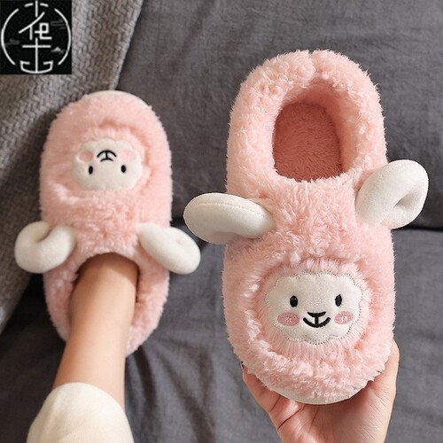 for men Women Shoes Warm Home Slippers Winter Lovers Cute