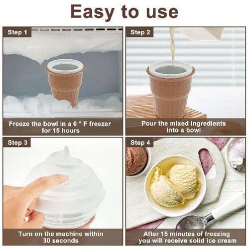 Kids Ice Cream Maker Homemade Ice Cream Machine Ice Cream