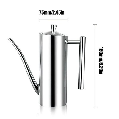 Olive Oil Dispenser 304 Stainless Steel Vinegar Juice Bottle