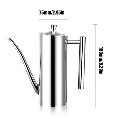 Olive Oil Dispenser 304 Stainless Steel Vinegar Juice Bottle